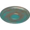 Ekena Millwork Odessa Bead & Barrel Ceiling Medallion (Canopies up to 5"), 19 3/4"OD x 1 3/8"P, Copper Green Patina CM20ODCGS - alternate 3